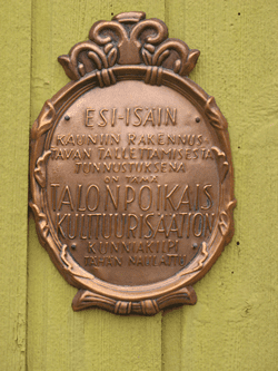 talonpoikaiskulttuurisäätiön kunniakilpi
